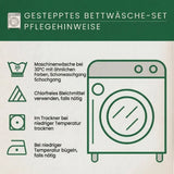 3-teiliges gestepptes Bettwäsche-Set - Magie des Weihnachtsmanns